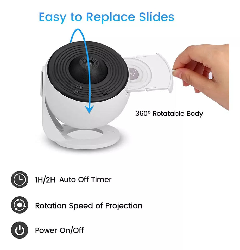 Proyector Galaxia Lentes Intercambiables